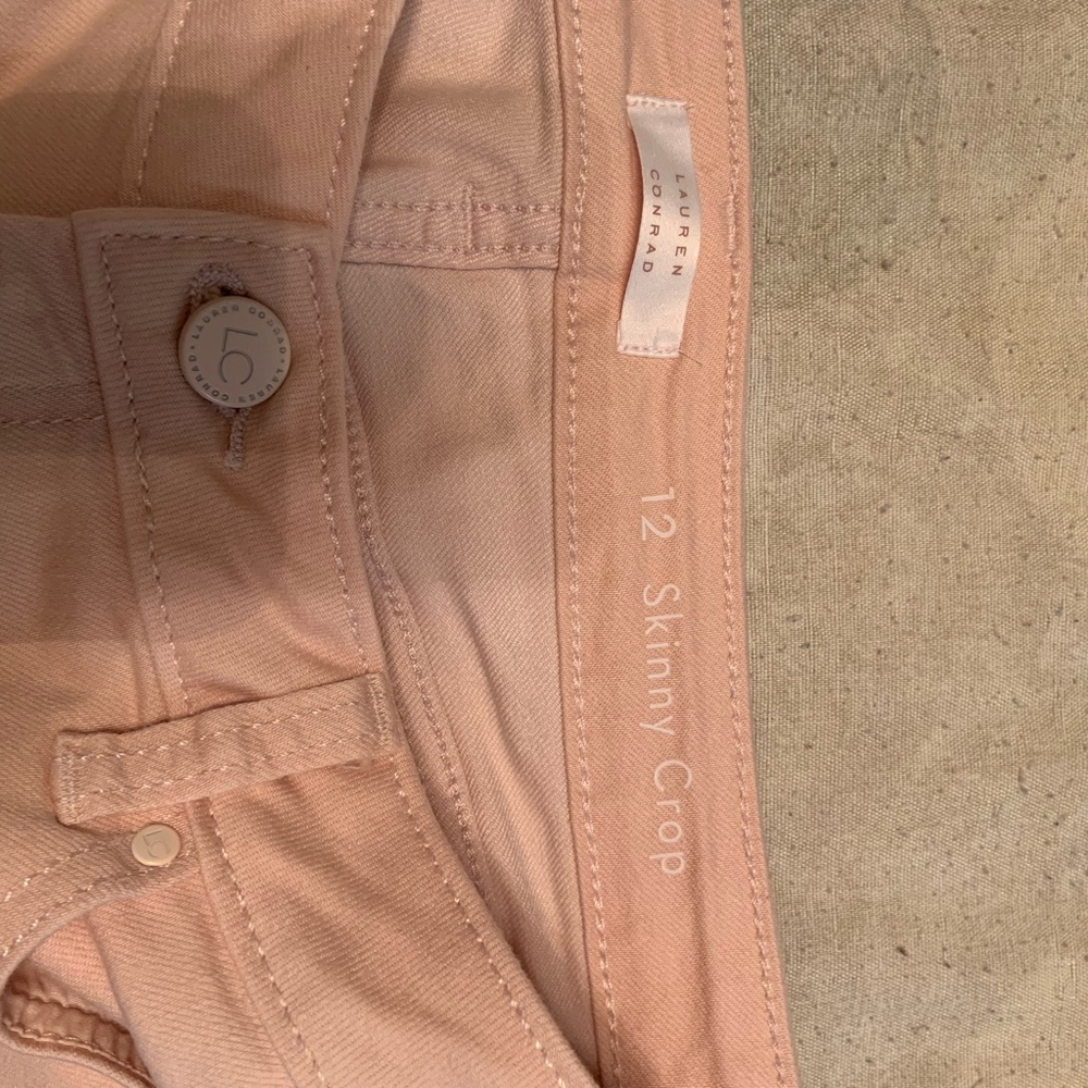 Lauren Conrad Pink Crop Jeans - Picture 5 of 6